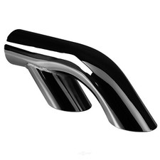 Xdt214 Exhaust Trans Am Dual Turn Down Chrome Tip 2.25 In 12 L Weldclamp-on