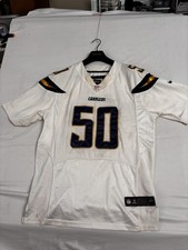 Nike Chargers Manti Te’o #50 Youth XL White NFL Jersey Stained As Is Rare
