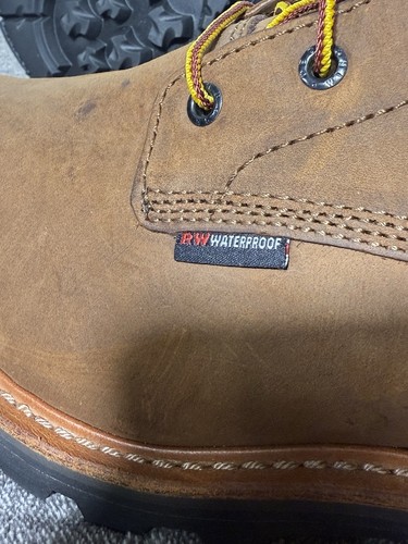 Red Wing 4420 Waterproof, Steel Toe Logger Boots SIZE 11.5 NEW - Picture 6 of 9