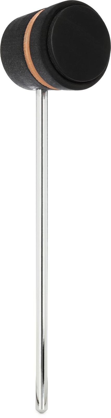 Колотушка для бас-барабана Low Boy Leather Daddy - легкая черная с медными полосками 7990₽