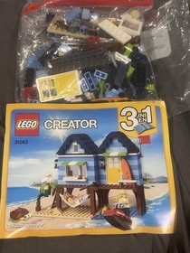 LEGO Beachside Vacation 31063 CREATOR 100% Complete READ