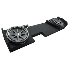 2014-2018 Chevy Silverado Double Cab Kicker Comp C10 Dual 10 Sub Box Final 2 Ohm
