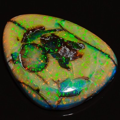08.15Cts 100% Natural Multi Stunning Monarch Opal Fancy Cab Gemstones 17x21x05mm