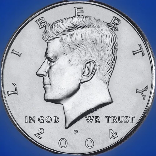 2004-P Clad Gem BU Kennedy Half Dollar Coin From OBR FAST SHIPPING
