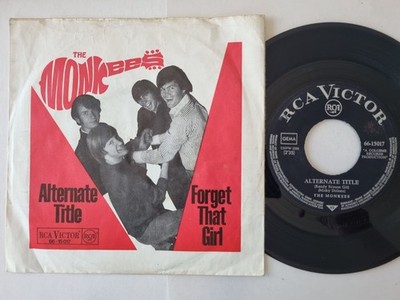 The Monkees - Alternate Title / Forget That Girl 7'' Vinyl Germany