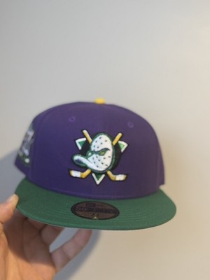 New Era Hat Club Exclusive Color movie Mighty Ducks Fitted 7 3/8 Sold Out Rare