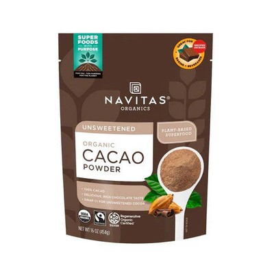 Organic Cacao Powder 16 Oz  by Navitas Organics