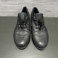Bloch Tap-Flex Leather Split-Sole Tap Shoes Black Women's Size 8.5 M / S0388L