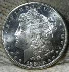 1880-s Morgan Silver Dollar Brilliant Uncirculated ULTRA Cameo With Mirrors