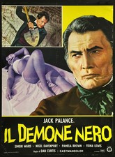 CINEMA-fotobusta IL DEMONE NERO palance, ward, lewis, CURTIS