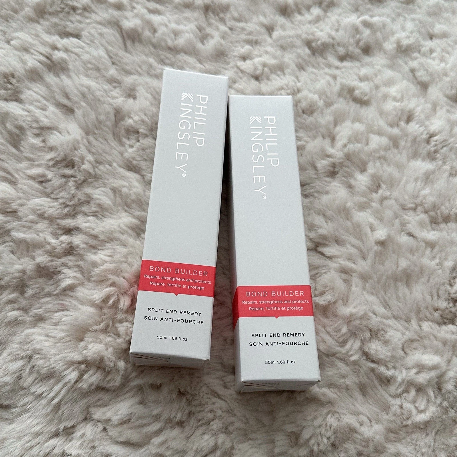 Philip Kingsley Bond Builder Smoothing Split End Remedy 50ml x 2 NEW £60