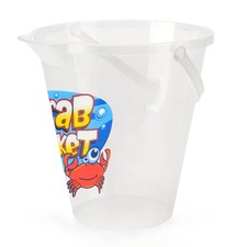 Large & Extra Large Clear Crabbing Bucket  Perfect for Beach Adventures