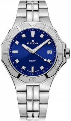 EDOX Delfin Diver 53020-3M-BUN Quarzwerk Damen-Armbanduhr