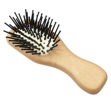 Mini Wood Hair Brush For Travel And Home Detangling Brush For Thick Hair