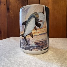 Guy Harvey JUMPING TARPON Mug 16oz 2004 No Chips Or Cracks