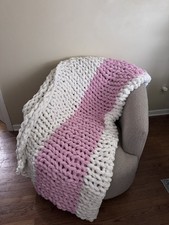 chunky knit blanket