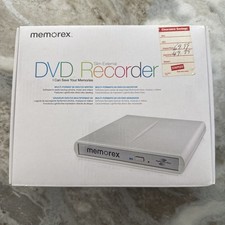 Memorex MDW218B Slim External CD/DVD Writer DVD 8X CDR 24X USB Burner NEW