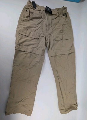 #ad The North Face Mens Reversible Pants To Shorts Belted Beige Med. Distressed $16.87