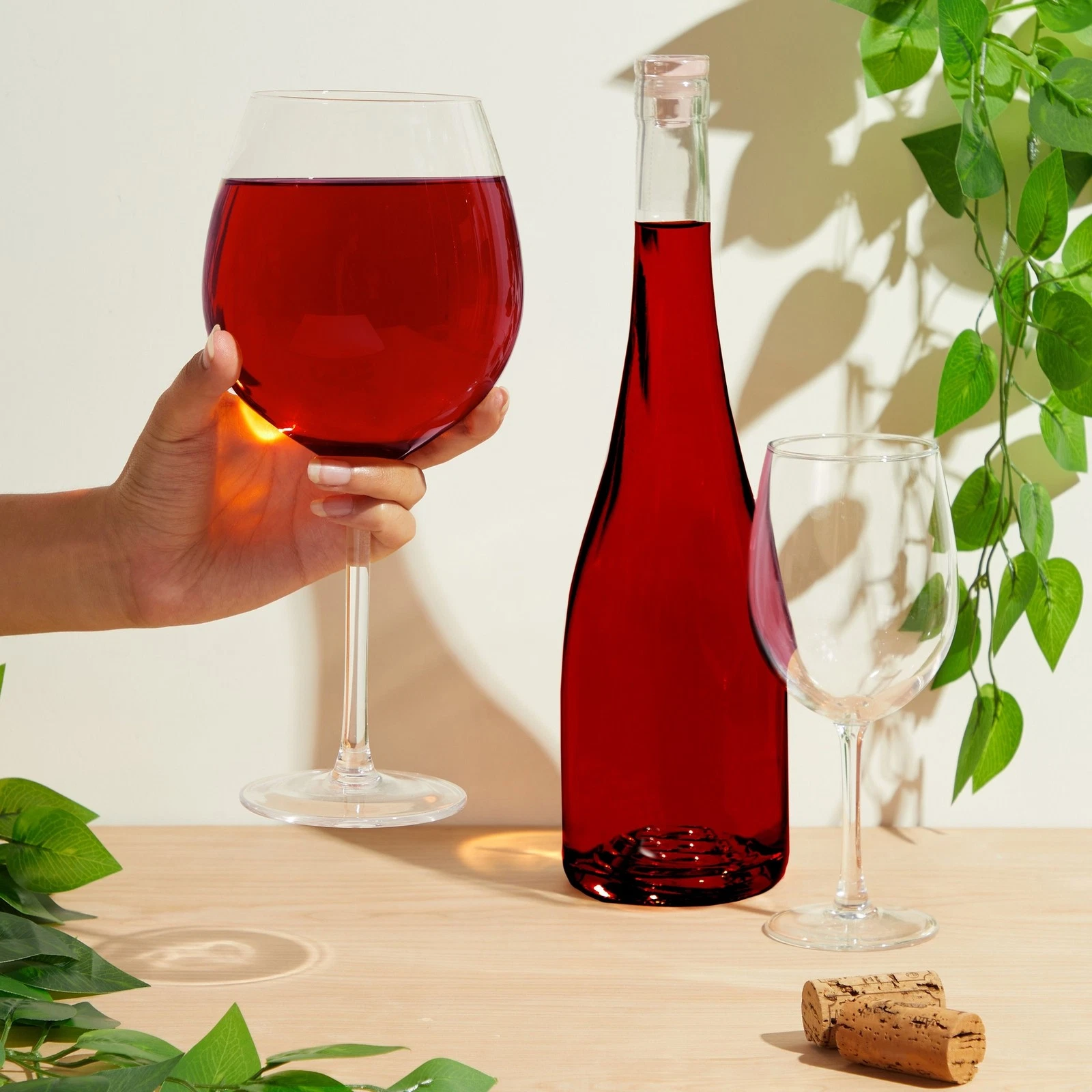 very large wine glass