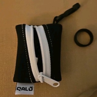 Qalo Silicone Ring Black Size 6 With Carrying Case