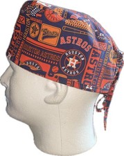 MLB Houston Astros Blocks Scrub Hat Chemo Cap