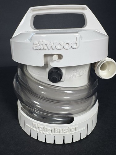 Attwood WaterBuster Cordless Water Pump Battery Powered Portable Bilge Pump