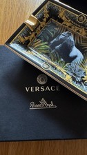 NEU Versace Rosenthal Aschenbecher Gorilla Gold 14x12cm NP:499€ couture gianni