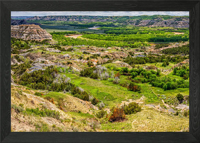 Oxbow Overlook Framed Wall Art Poster Canvas Print Picture