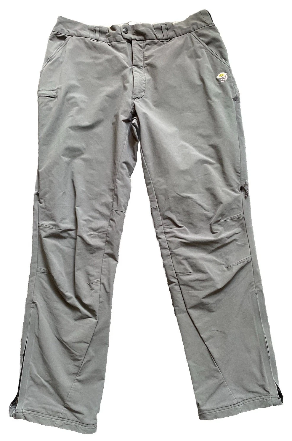 Mountain Hardwear Trousers Size XL W38 L33 Softshell Stretch Grey Walking Hiking