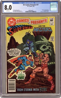 Dc Comics Präsente #47 1st Druck Cgc 8.0 1982 3998546001 1st He-Man Und Motu