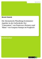 Die Thematische Wandlung Bestimmter Aspekte In Der Liebeslyrik. Der...