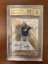 JARREN DURAN 2019 Panini Elite Ex Ed RC AUTO 1 of 1 Aspirations GOLD BGS 9.5/10