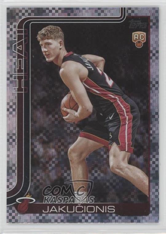 2025-26 Topps Victory Kasparas Jakucionis Jakučionis #220 Rookie RC 1ny5