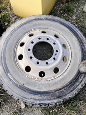 Retread Bridgestone R123 11 X 22.5 Drive Axle Tire Mounted