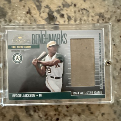Reggie Jackson Benchmarks Seat 2001 Donruss Classics