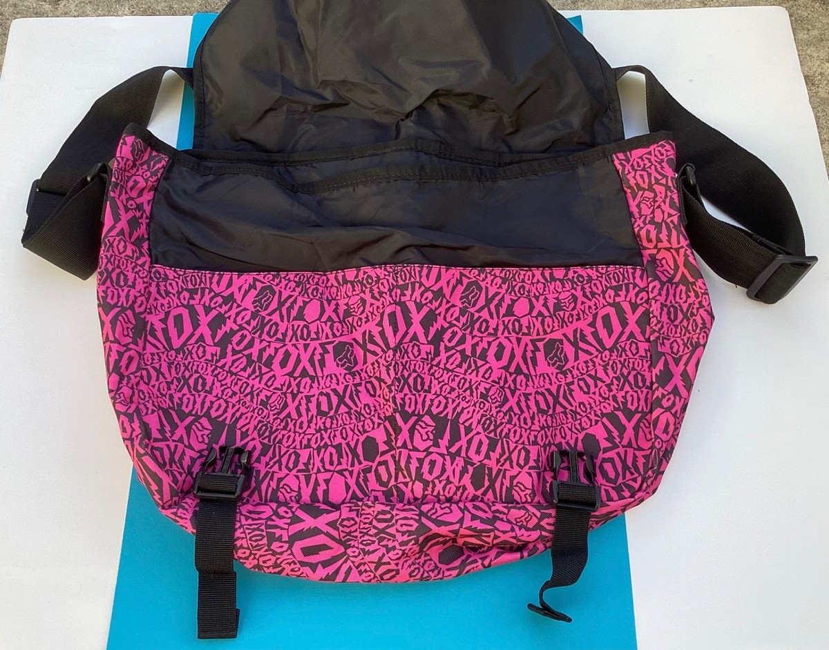 Vintage Pink Fox Racing Y2K Messenger Bag | eBay