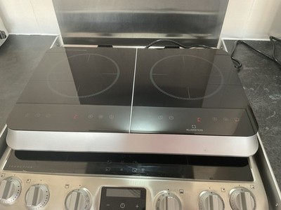 Klarstein Cookio 3500W 2 Ring Tragbares Induktionskochfeld - Doppelherd Glas Digital