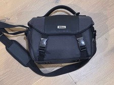 Nikon 17001 DSLR Shoulder/Hand Bag Case Canvas Black, Adjustable Pockets w/Strap