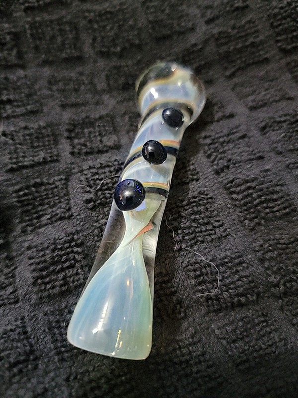Glass Pipe Chillum For Tobacco