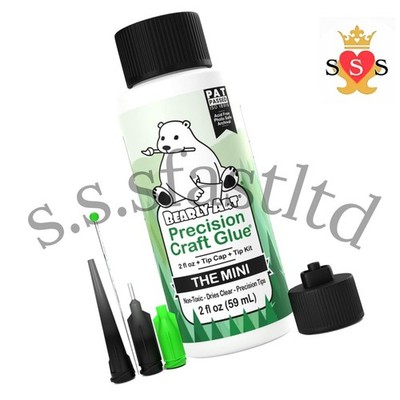 Precision Craft Glue - The Mini - 2fl oz with Tip Kit - Acid Free Arc Made in US