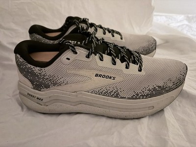 Brooks Ghost Max 2 Running Shoes - Men's 9.5 - Pelican and Black - 1104311D092
