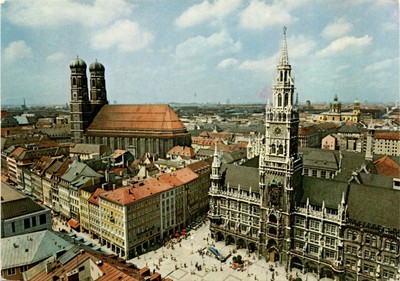 MÜNCHEN, MUNICH, MONACO d. B., Frauenkirche Postcard