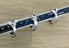 HURET  TOP TUBE CABLE GUIDES SET OF (3) STEEL