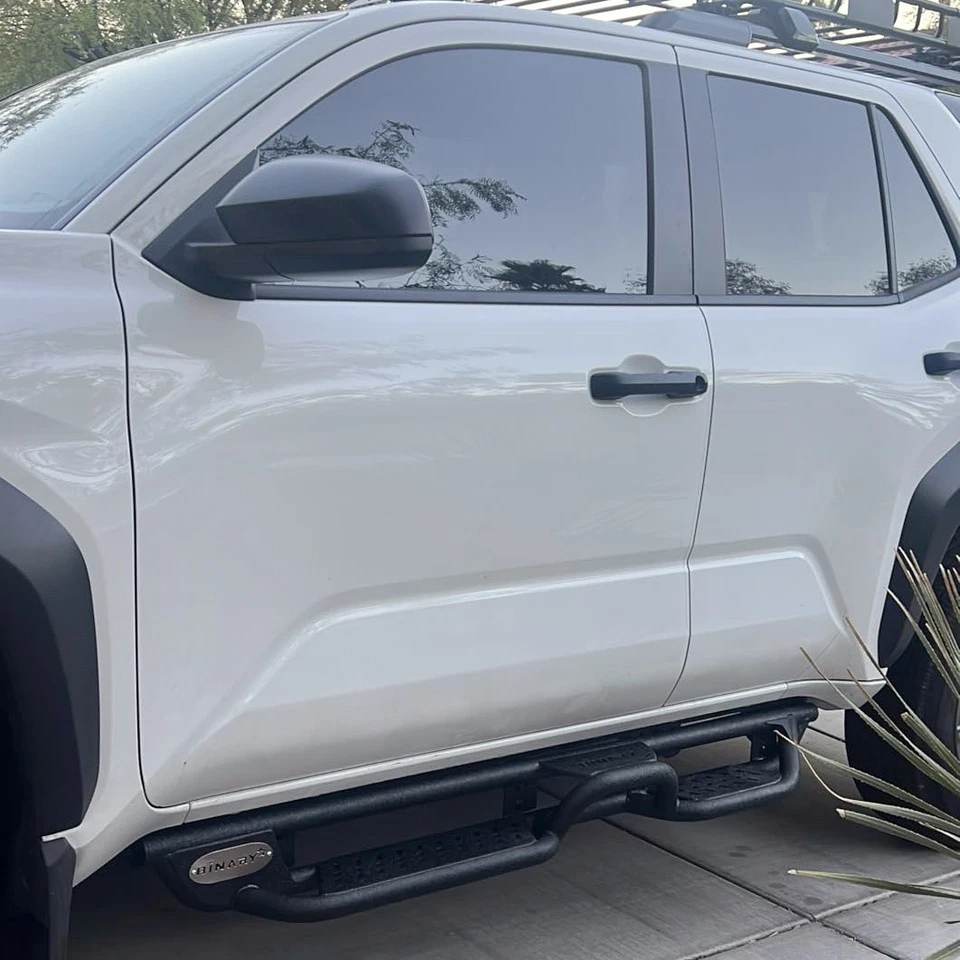 6“ Running boards For 2025-2026 Toyota 4Runner Drop Side Step Nerf Bars Black Foto 2 de 4