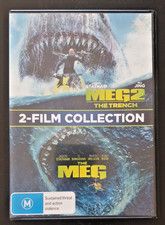 The Meg and The Meg 2 The Trench 2 Film Collection R4 DVD PAL Jason Statham