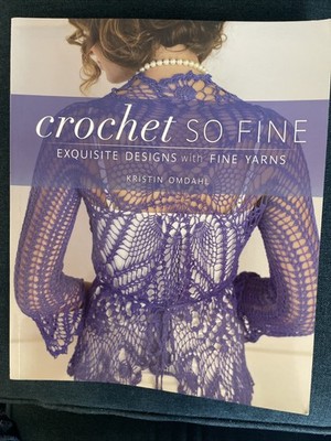 Crochet Patterns Fine Yarns Shawls-cardigan Patterns Fine Yarn Jackets Book