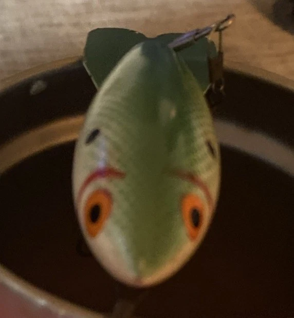 Bomber Lures 443 Vintage Fishing Lure Box Insert Green Shad - Image 4 of 4