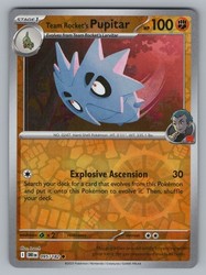 Team Rocket's Pupitar 095/182 Destined Rivals Reverse Holo