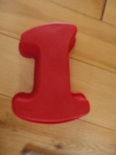 Nº 1 Molde de Silicona Número 10 pulgadas GRANDE Cumpleaños Edad Hornear Pasteles Molde de Lata Hágalo Usted Mismo