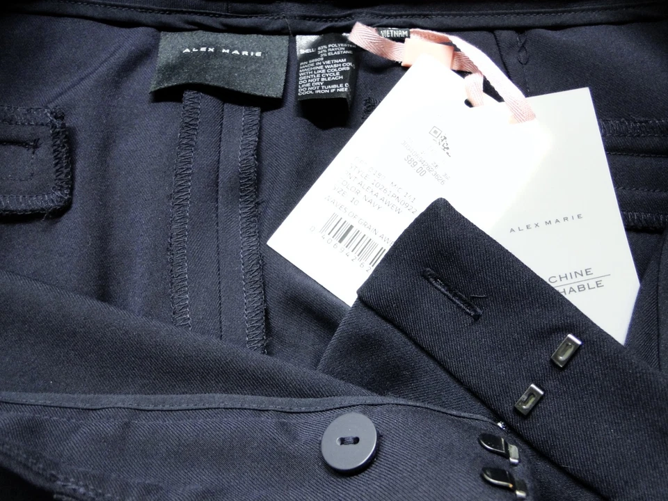 Alex Marie Women's Size 10 Navy Dress Slacks / Pants - NEW - Image 3 of 4